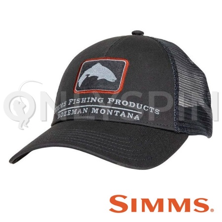 Кепка Simms Trout Icon Trucker (Carbon)