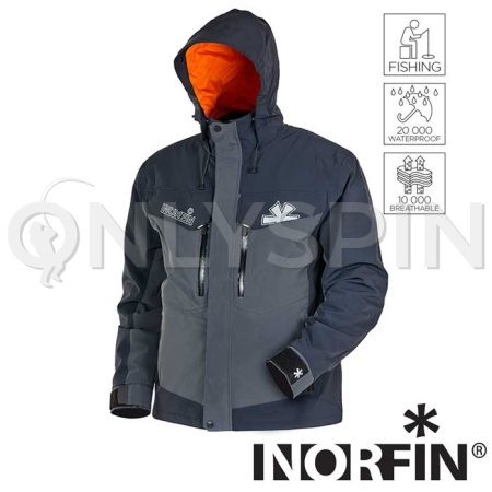Куртка демисезонная Norfin Rebel Pro Gray XL