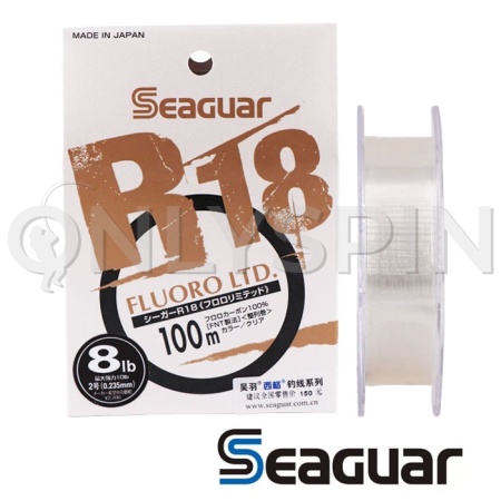 Флюорокарбон Seaguar Kureha R-18 Fluoro LTD 100m #0.6 0.128mm 1.2kg