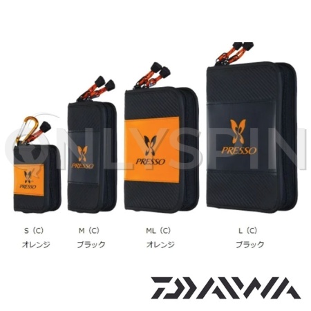 Кошелек для блесен Daiwa Presso Wallet L(C) black/orange
