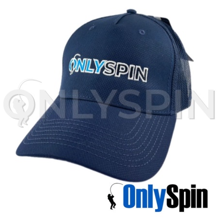 Бейсболка Onlyspin Logo синяя с сеткой 207207