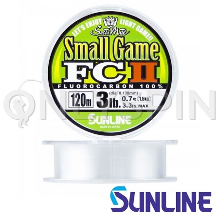 Флюорокарбон Sunline SWS Small Game FC II 120m #1.25 0.19mm 2.75kg