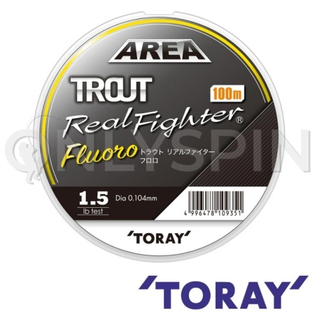 Флюорокарбон Toray Area Trout Fighter Fluoro 100m #0.6 0.134mm 1.35kg