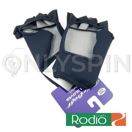 Перчатки Rodio Craft Titanium Short Gloves Palmless BK/S black