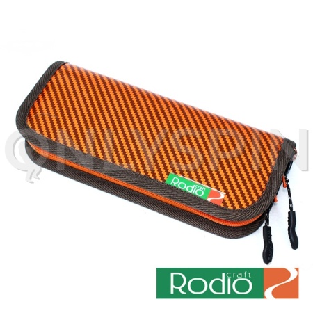 Кошелек для блесен Rodio Craft Carbon Wallet Medium #Hologram Orange