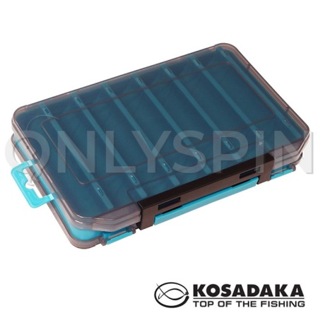 Коробка Kosadaka TB-S31D-BLU двусторонняя 20х13.5х3.5cm