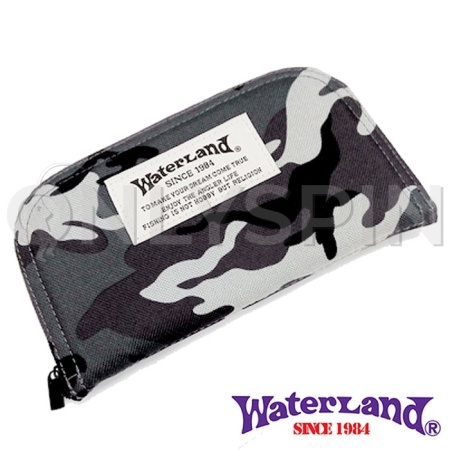 Кошелек для блесен Waterland Spoon Wallet L gray camo