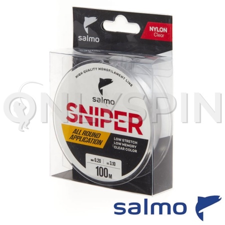 Леска Salmo Sniper Clear 100m 0.25mm 4.7kg