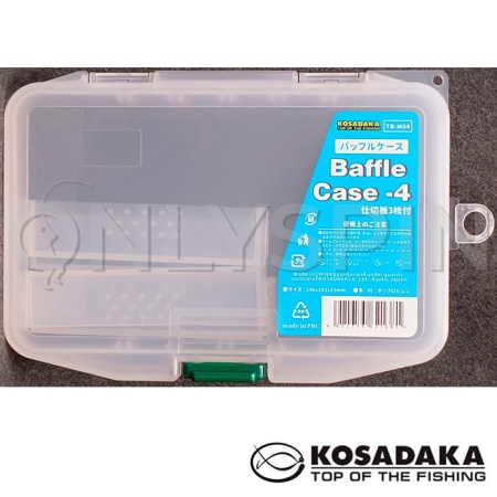 Коробка Kosadaka TB-M04 Baffle Case 4 14.6x10.3x2.3cm