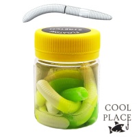 Мягкие приманки Cool Place Stretch Floating 65mm сыр 26 white lemon green
