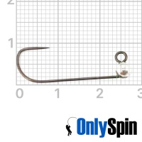 Форелевые джиг-головки OnlySpin Hayabusa JH777-BL #5 0.9gr серебро 3шт
