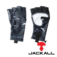 Перчатки солнцезащитные Jackall Cool Touch UV Cut Gloves WP Black L