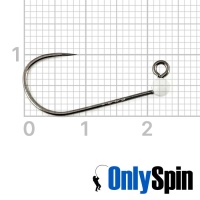 Форелевые джиг-головки OnlySpin Decoy AH-12 безбородые #4 1gr белый 3шт