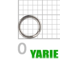 Заводные кольца Yarie 816 Split Ring Silver #2 20lb 9kg 60шт