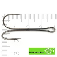 Крючки двойные Волжские Джиги Двойники #1 7шт