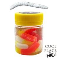 Мягкие приманки Cool Place Stretch Floating 65mm сыр 27 white lemon red