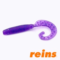 Мягкие приманки Reins FAT G-Tail Grub 2 567 Lilac Silver & Blue Flake 20шт