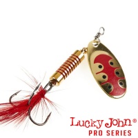 Блесна вертушка Lucky John Spin X Round 2 5gr GX1