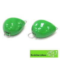 Груз Чебурашка Pro Волжские Джиги зеленый 12gr 5шт