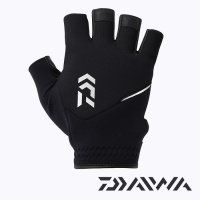 Перчатки Daiwa Cold Protection Light Grip Gloves 5 Cuts DG-6325W Black 2XL