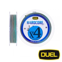Шнур Duel Hardcore X4 200m 5Color-Yellow marking #0.8 14lb 0.153mm 6.4kg