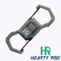 Карабин Hearty Rise Magnetic Locking Dual Carabine серый
