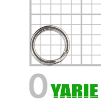 Заводные кольца Yarie 816 Split Ring Silver #1 10lb 4.5kg 60шт