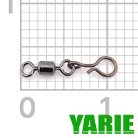 Застежки с вертлюгом Yarie 529 Snap Ring Roll #S 5lb 2.3kg 4шт