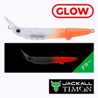 Воблер Jackall Timon Futten FS kadoniki half glow (red glow)
