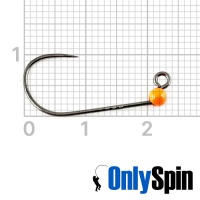 Форелевые джиг-головки OnlySpin Decoy AH-12 безбородые #4 0.2gr оранжевый 3шт