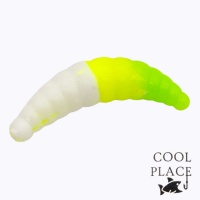 Мягкие приманки Cool Place Maggot 40mm сыр 26 white lemon green