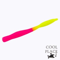 Мягкие приманки Cool Place Bomber (бобриный хвост) сыр 24 лимон/розовый