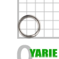 Заводные кольца Yarie 816 Split Ring Silver #00 6lb 2.7kg 60шт