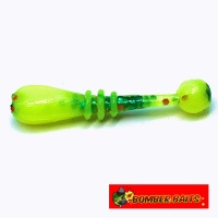 Мягкие приманки Bomber Baits Whitebait 20mm 011 UV Chartreuse 15шт