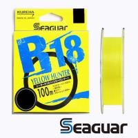 Флюорокарбон Seaguar Kureha R18 Fluoro Yellow 100m #1.2 5lb 0.185mm 2.3kg