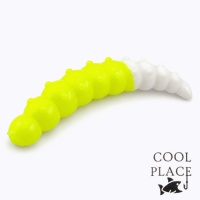 Мягкие приманки Cool Place Big Junior 43mm сыр 18 белый/лимон