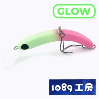 Воблер 1089 Koubou Sakasanyoro Slim 45FS 04 Glow & Glow