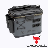 Баккан Jackall Tackle Container R S-size #Dark Gray (с держателями)