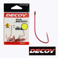 Крючки одинарные Decoy KR-26 Mini Worm #12 15шт