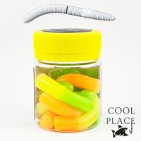 Мягкие приманки Cool Place Stretch Floating 65mm сыр 28 orange lemon green
