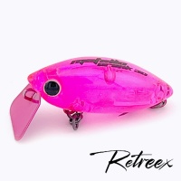 Воблер Retreex Metallo Crank Type 30F-R 07 Clear Pink