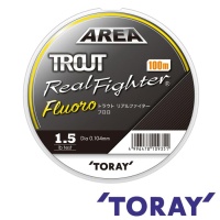 Флюорокарбон Toray Area Trout Fighter Fluoro 100m #0.3 1.5lb 0.104mm 0.68kg