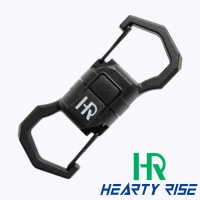 Карабин Hearty Rise Magnetic Locking Dual Carabine черный