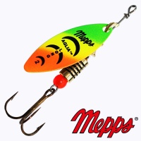 Блесна вертушка Mepps Aglia Long 2 OR/Tiger 7gr Золото/Мат тайгер