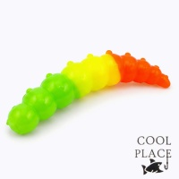 Мягкие приманки Cool Place Big Junior 43mm сыр 28 зеленый/лимон/оранжевый