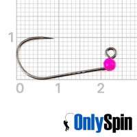 Форелевые джиг-головки OnlySpin Decoy AH-12 безбородые #4 0.2gr розовый 3шт