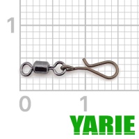 Застежки с вертлюгом Yarie 529 Snap Ring Roll #L 8.5lb 3.8kg 4шт
