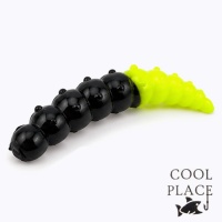 Мягкие приманки Cool Place Big Junior 43mm сыр 40 черный/лимон
