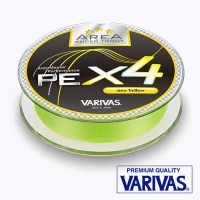 Шнур Varivas Super Trout Area PE X4 75m neo yellow #0.3 7lb 0.09mm 3.4kg