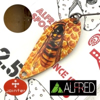 Блесна Alfred Alf Area 2.5 J19 Oosuzumebachi (Jointer color)